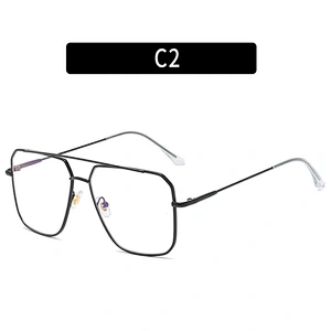 UNOC Brand Vintage Trendy EyewearGolad Black Frame Sun Glasses Clear Designer Custom Sunglasses