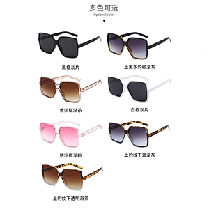 UNOC Fashion Shades Oversize Square Frame Sun Glasses Men Women Square Sunglasses For Big Frame