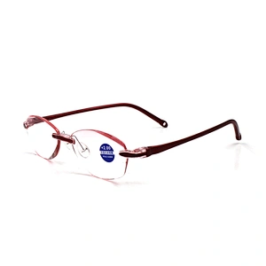 2021 New plain anti blue light reading glasses