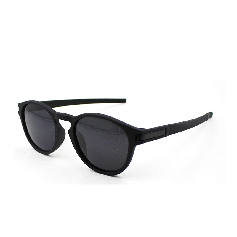 2021 New fashion custom logo mirror lens rubber sunglasses