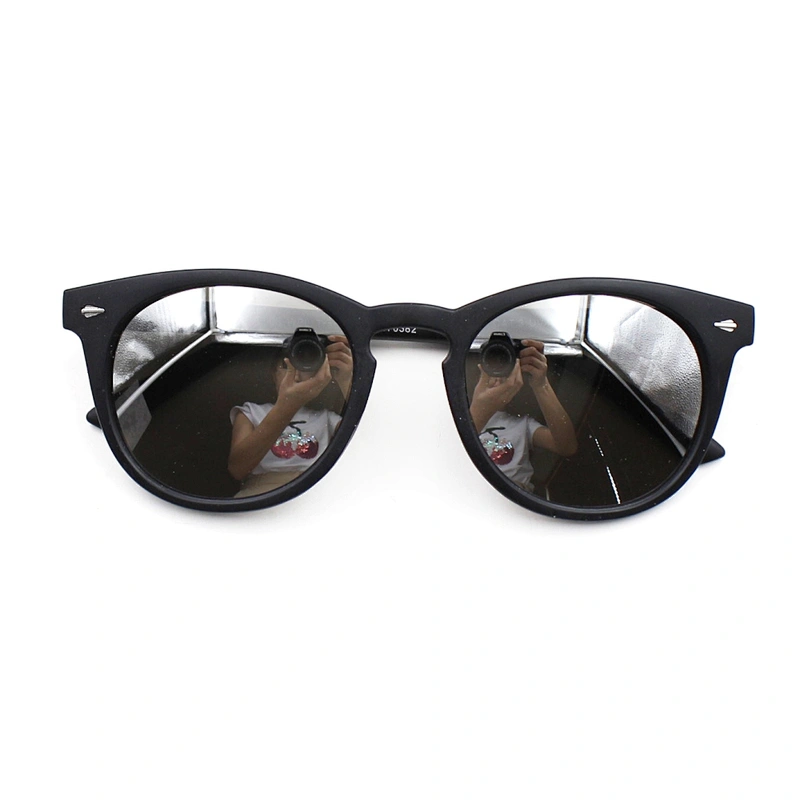Fashion retro matt black frame plastic sun glasses