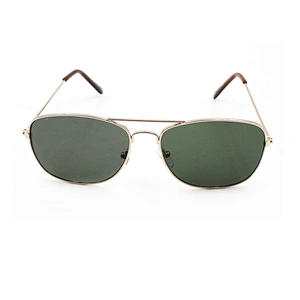 2019 retro custom logo gold metal sunglasses