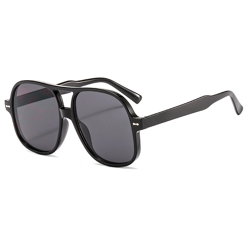Newest Double Bridge Sun Glasses Fashion Vintage Unisex Eyewear Retro Studs Toad Sunglasses
