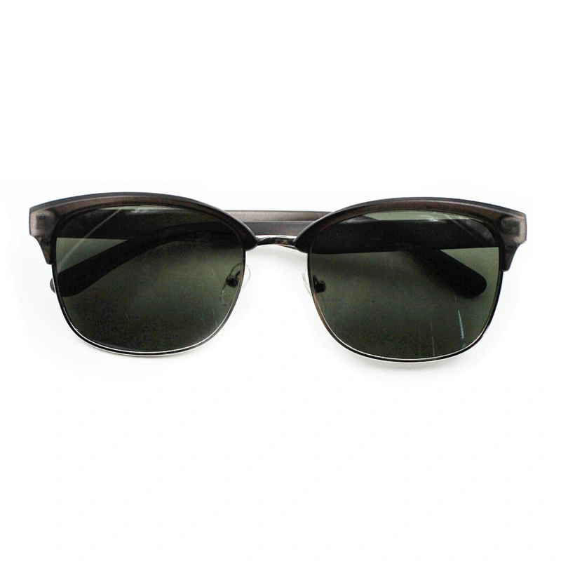 Half frame classic style fashion sunglasses