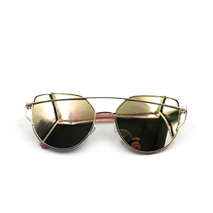 Vintage UV400 line women famous designer mirror glasses