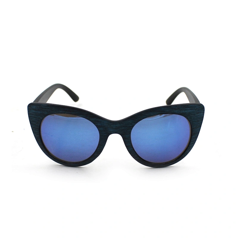 Fashion wood grain sun glasses for man women