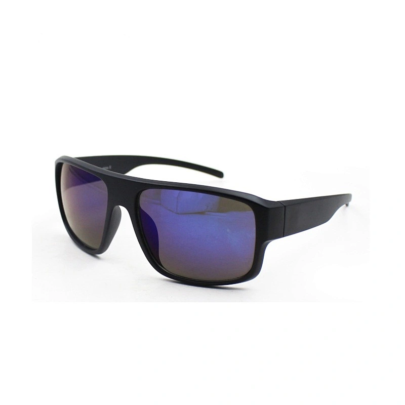 New fashion sand black frame mirror lens sunglasses