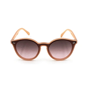 Fashion round custom logo sunglasses for women