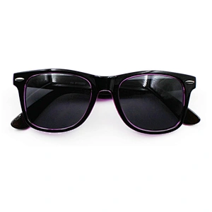 Fashionable UV 400 own logo printing plastic sunglass