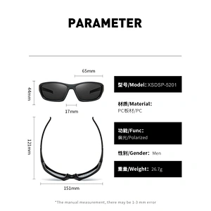 UNOC Fishing Outdoor Sport Sunglasses Men Glasses Cycling Climbing Sun Glasses Polarization Sunglasses