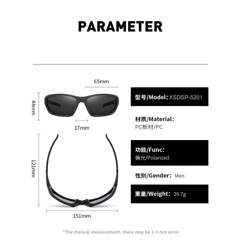 UNOC Fishing Outdoor Sport Sunglasses Men Glasses Cycling Climbing Sun Glasses Polarization Sunglasses