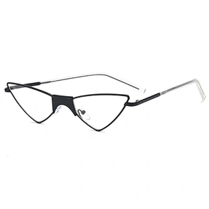 UNOC Cheap Cat Eye Sun Glasses Small Frame Triangle Shape Sunglasses Designers Fashion Unisex Sunglasses