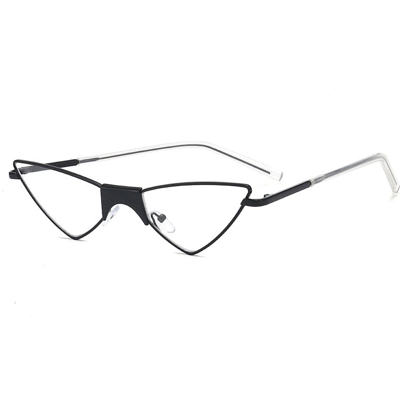 UNOC Cheap Cat Eye Sun Glasses Small Frame Triangle Shape Sunglasses Designers Fashion Unisex Sunglasses