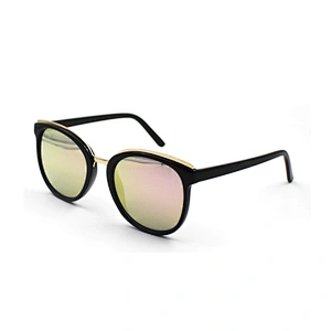 2021 Shades retro fashion slim temple metal bridge sunglasses