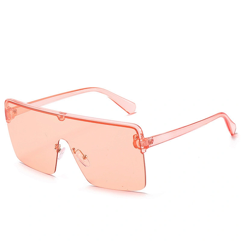 Oversize Fashion Style Sunglasses Colorful Transparent Square Sun Glasses Big Shade Sunglasses