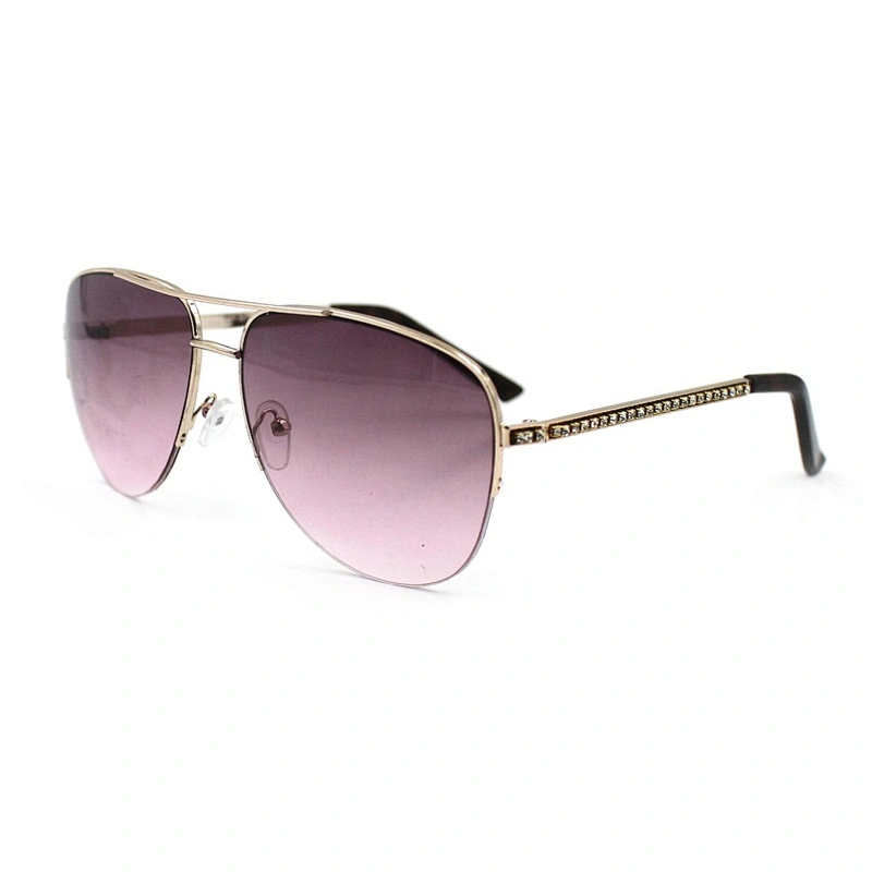 New Luxury fashion diamonds on legs sunglasses