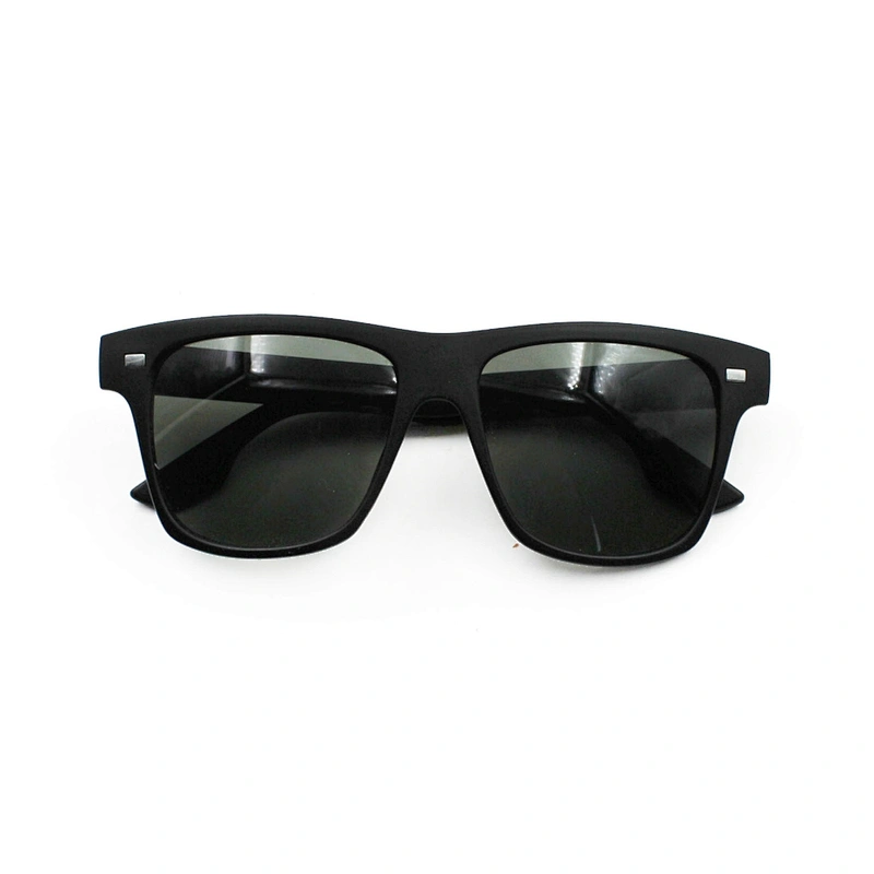 Fashionable rubberized frame custom logo sunglasses