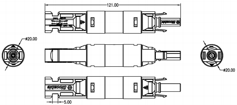 DC Waterproof Fuse Connector
