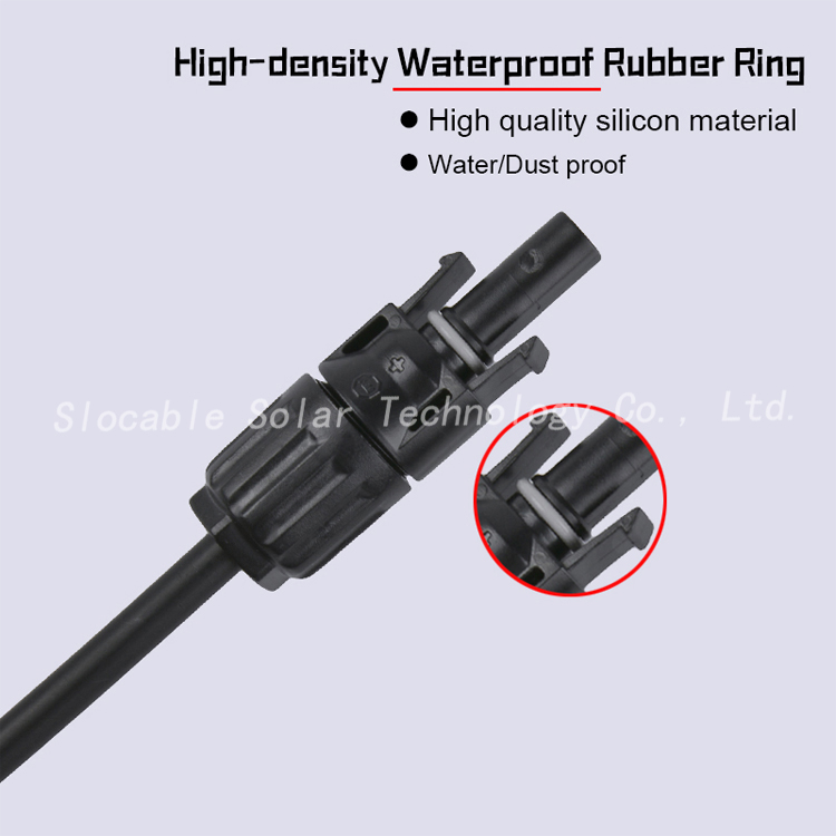 1500V DC solar cable connector for PV system