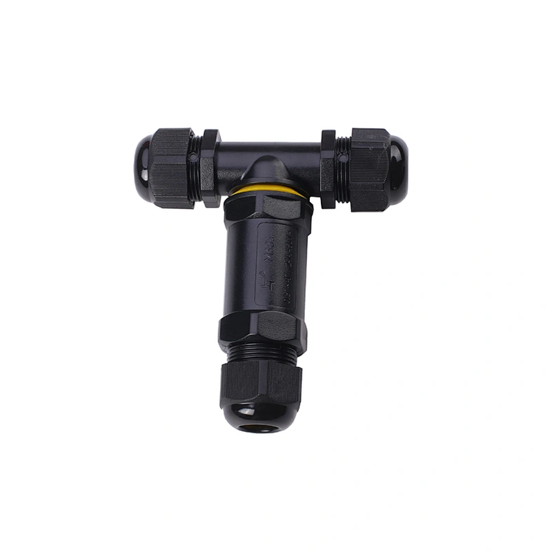 T Type Electric Power Waterproof Cable Connector