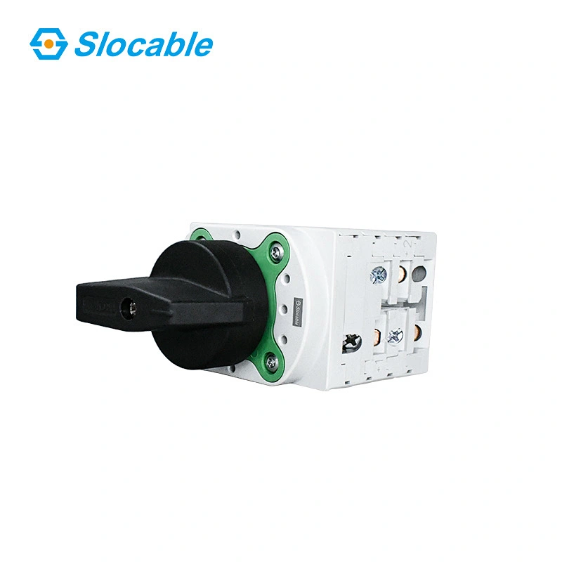 1500V 16A 32A Single Hole Mounting DC Isolator Switch for Solar System