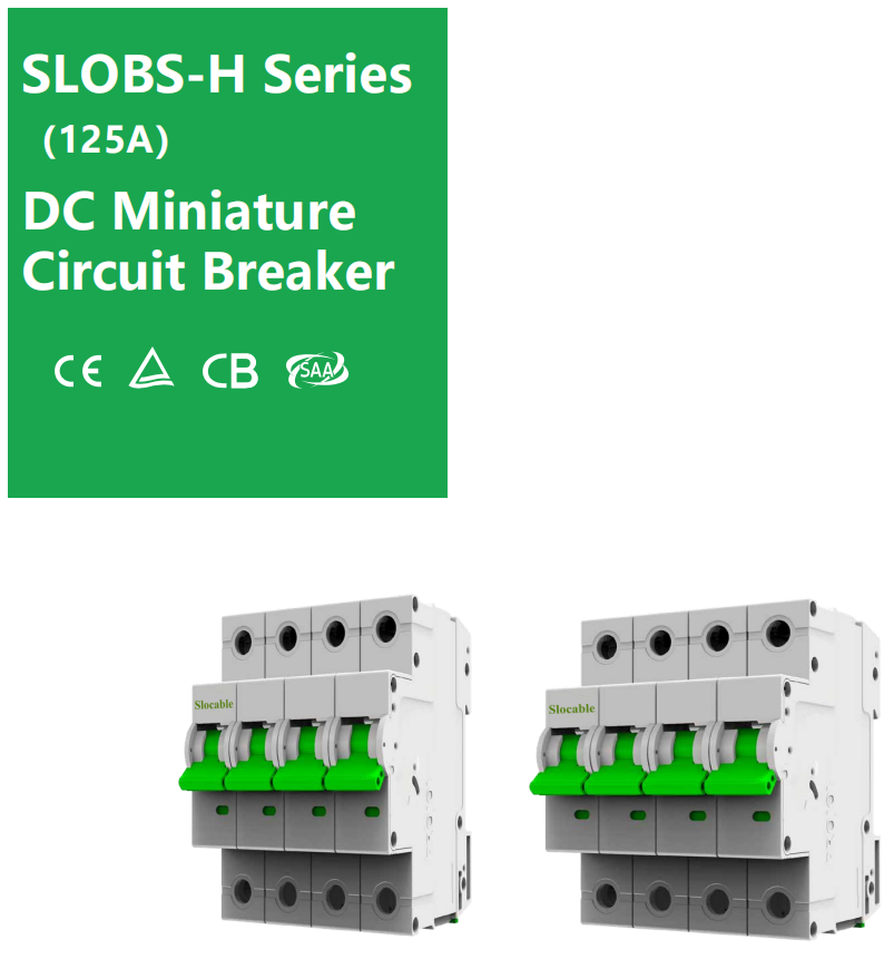 125A DC MCB Circuit Breaker for Solar Energy