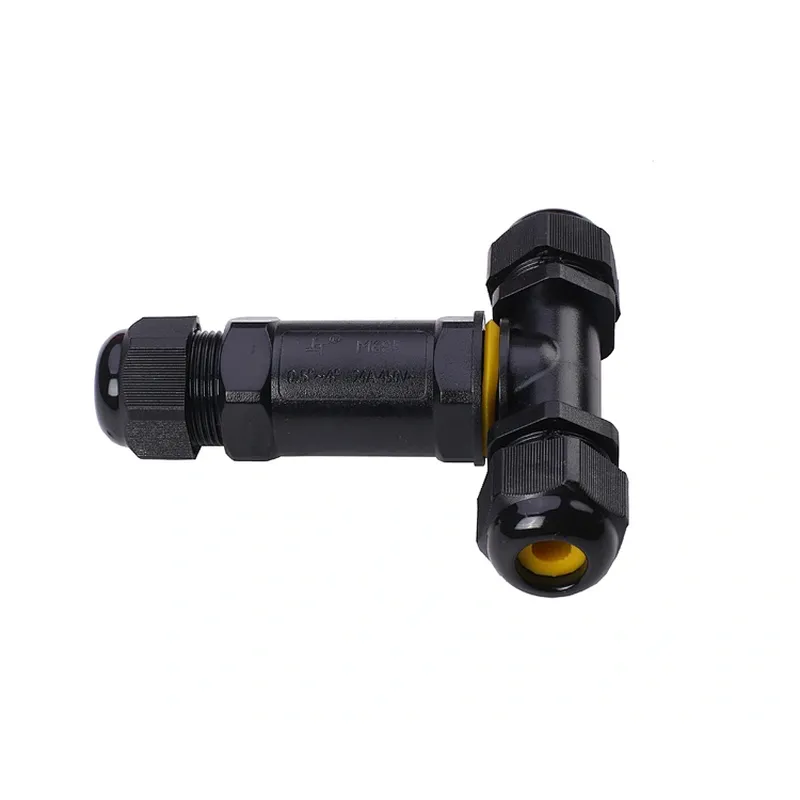 T Type Electric Power Waterproof Cable Connector