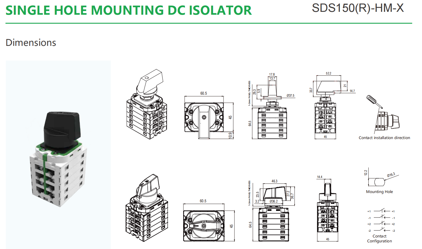 DC Isolator Switch