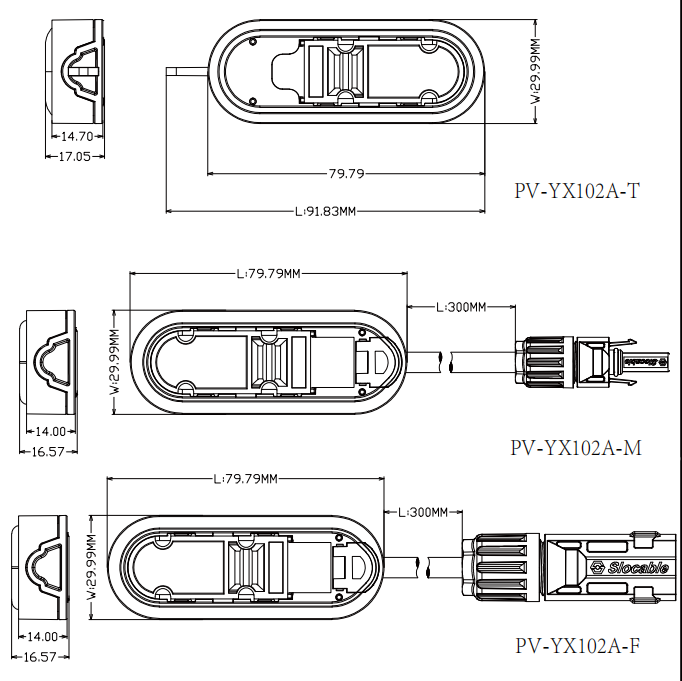 Solar Panel Junction Box DC 1000V/1500V