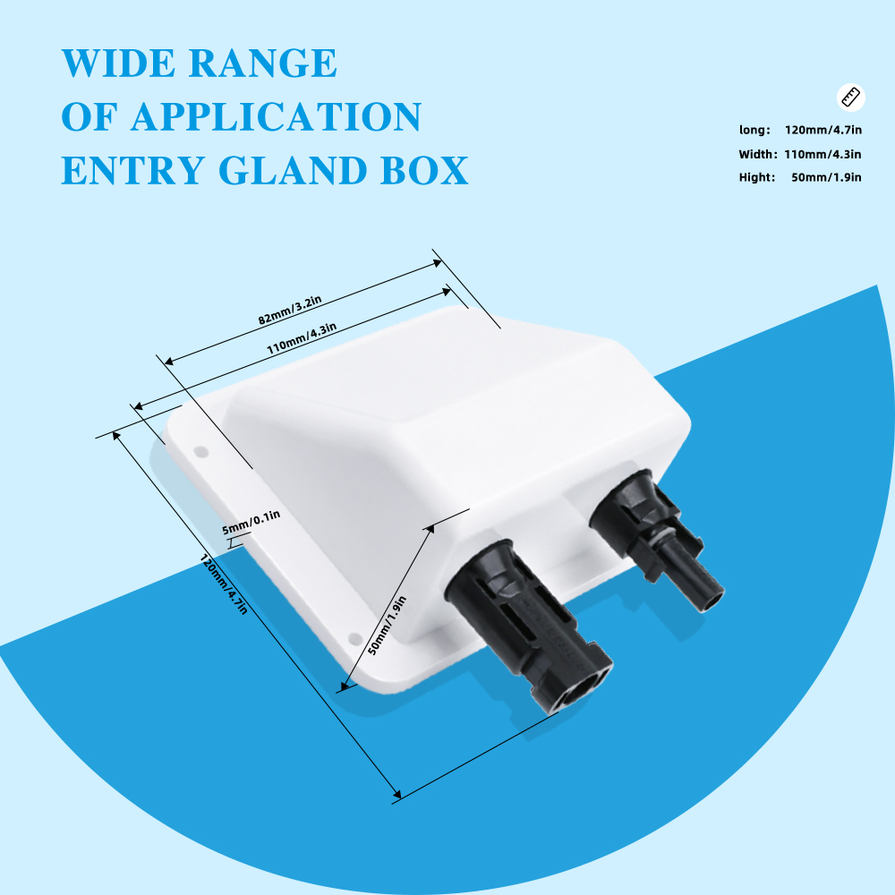 Waterproof ABS Solar Cable Entry Gland