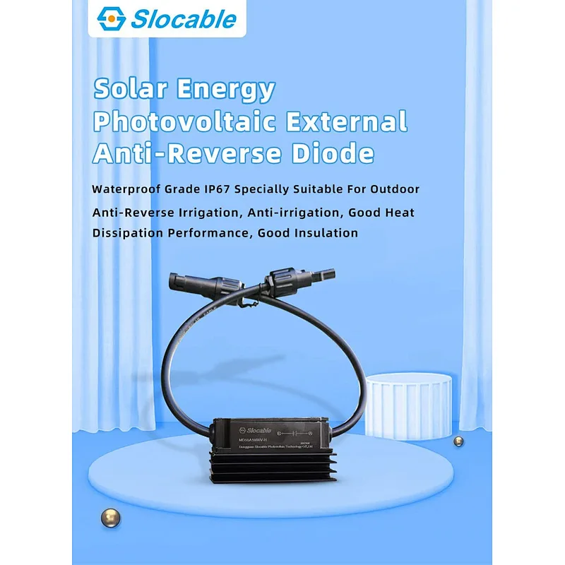 Anti-Reverse Diode Connector for Solar Energy