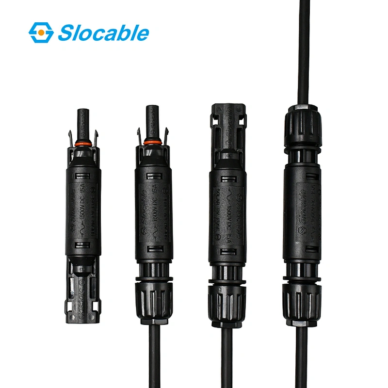 1500V DC Waterproof Fuse Connector with Copper Tinned Fuse