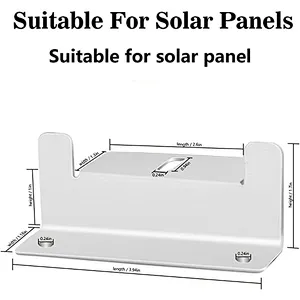 Solar Panel Mounting Z Brackets with Nuts and Bolts