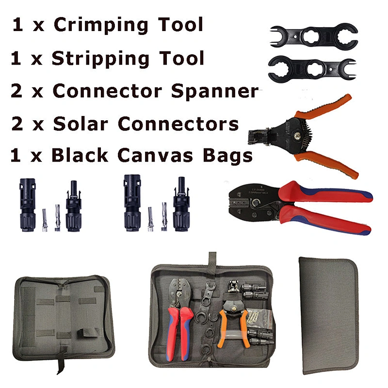 PV Connector Crimping ToolKit for PV Connector Installation