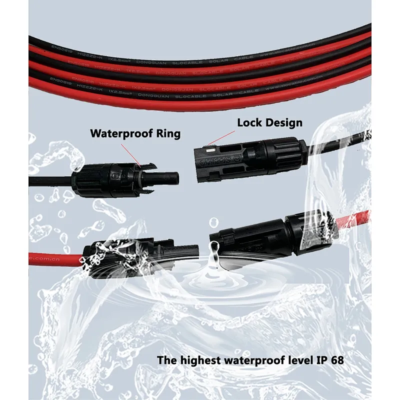 L Type Extend PV Cable Assembly