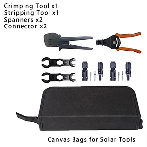 Solar Connector Toolkit for  Cable Crimping and Stripping