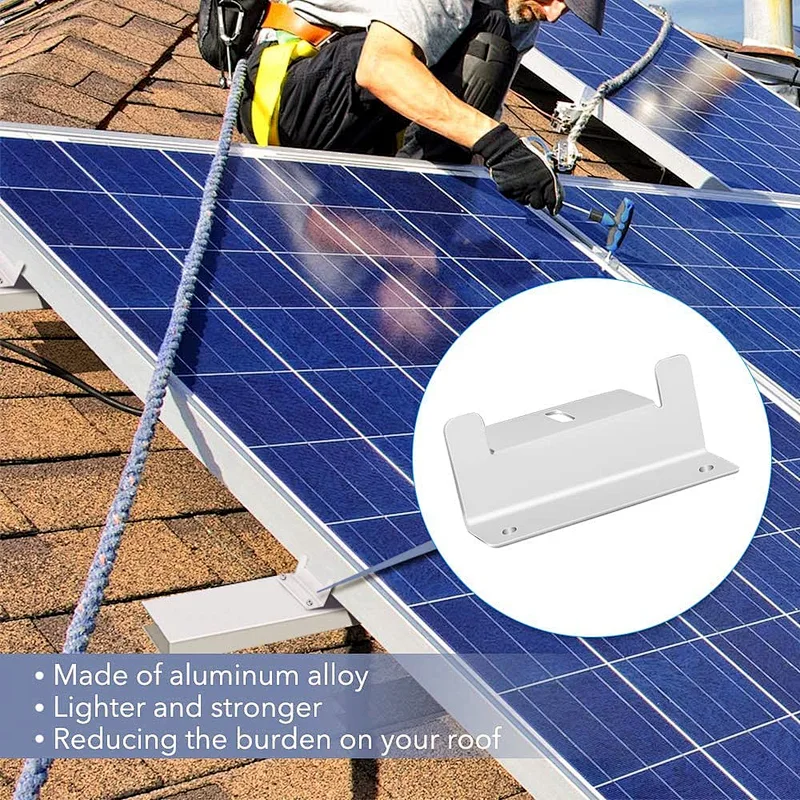 Solar Panel Mounting Z Brackets with Nuts and Bolts