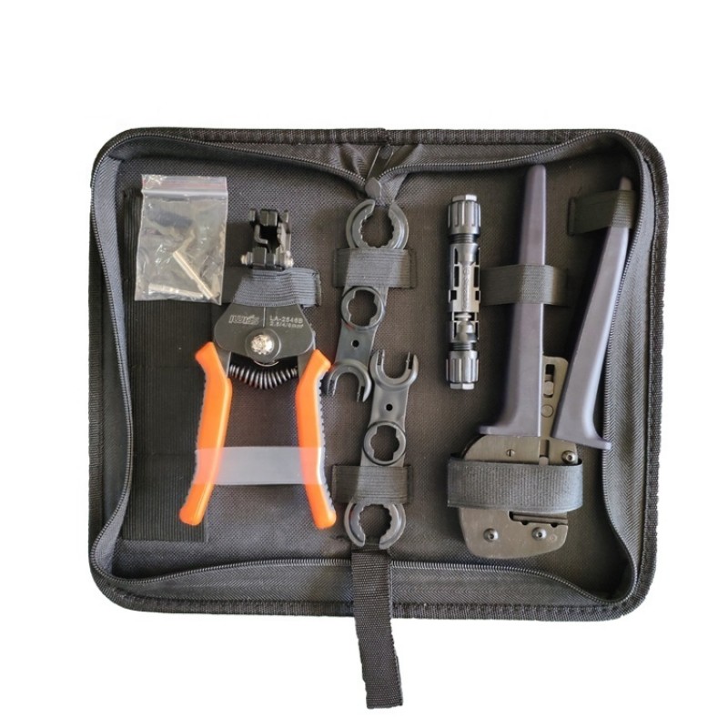 Solar Connector Toolkit for  Cable Crimping and Stripping