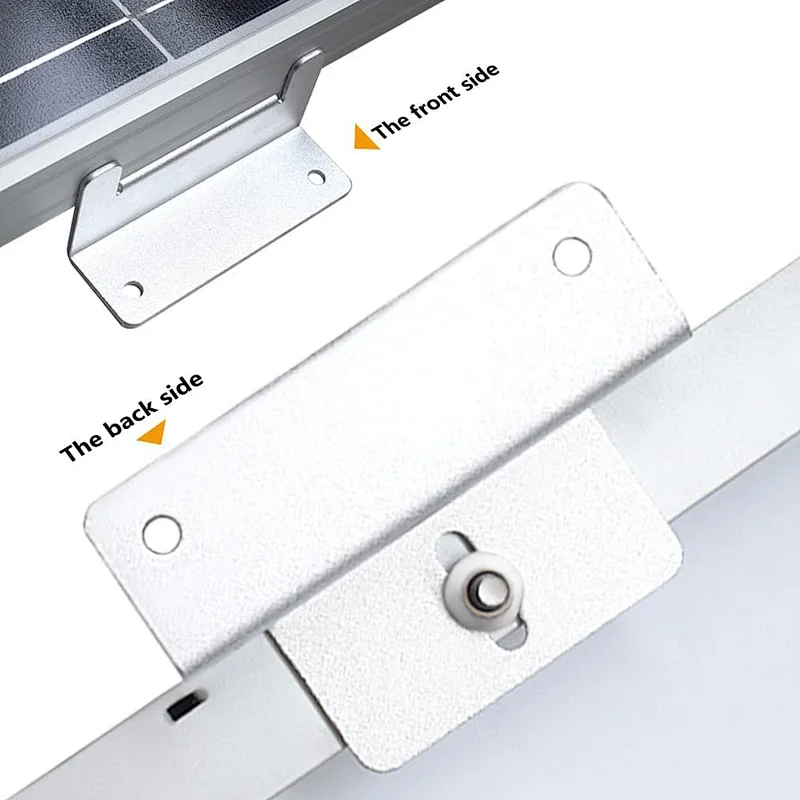 Solar Panel Mounting Z Brackets with Nuts and Bolts
