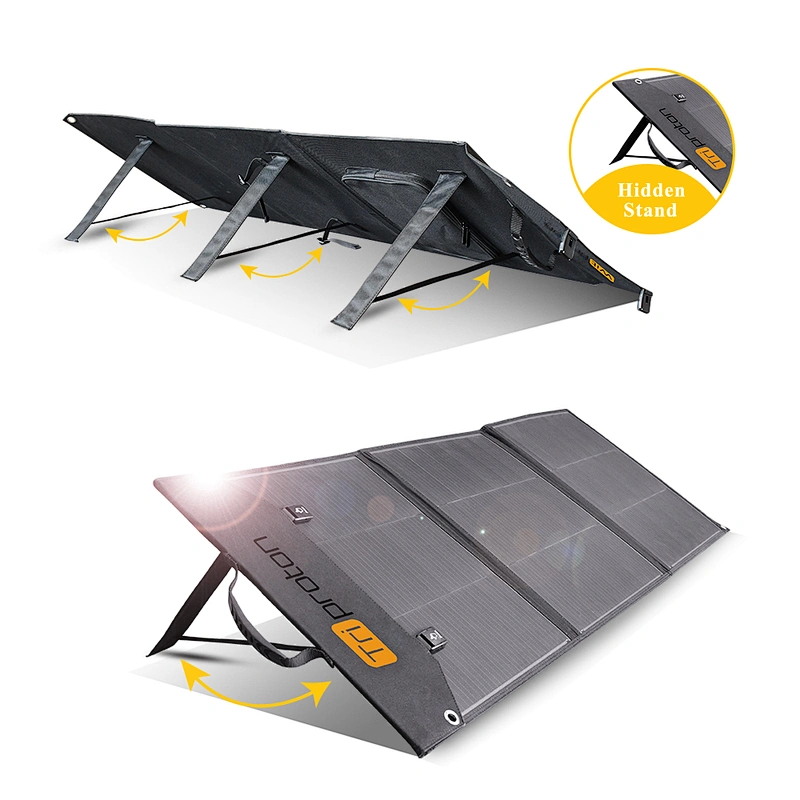 20W Solar Battery Charger Folding Solar Blanket