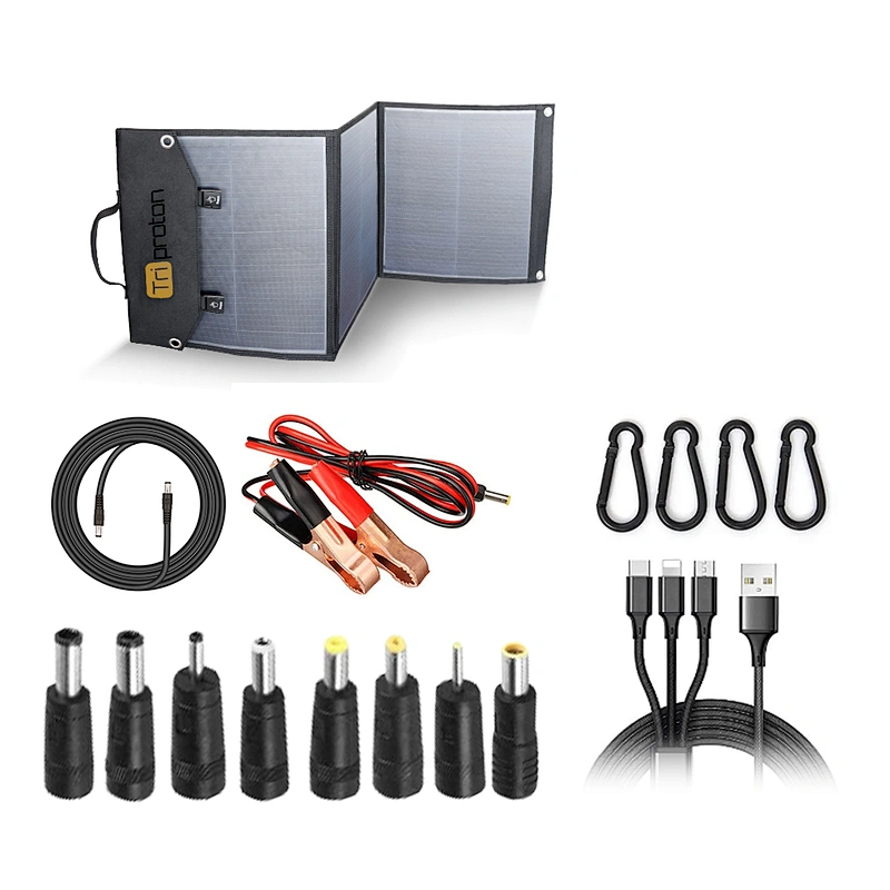 20W Solar Battery Charger Folding Solar Blanket