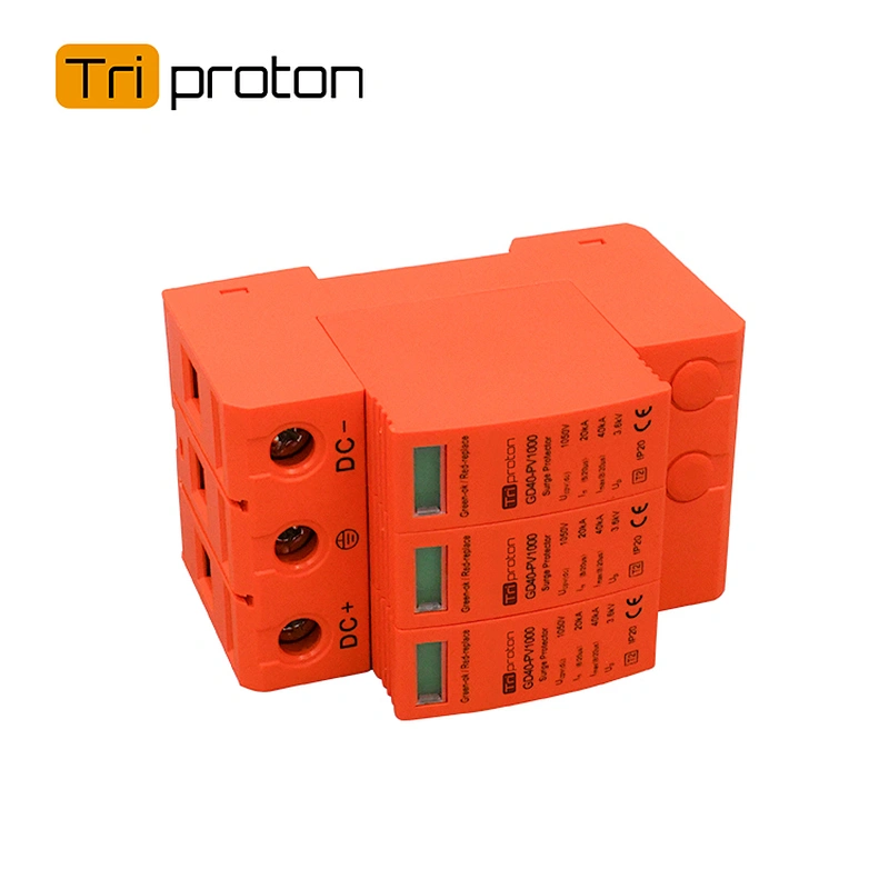 40KA 1000V 3P SPD Waterproof DC Surge Protector