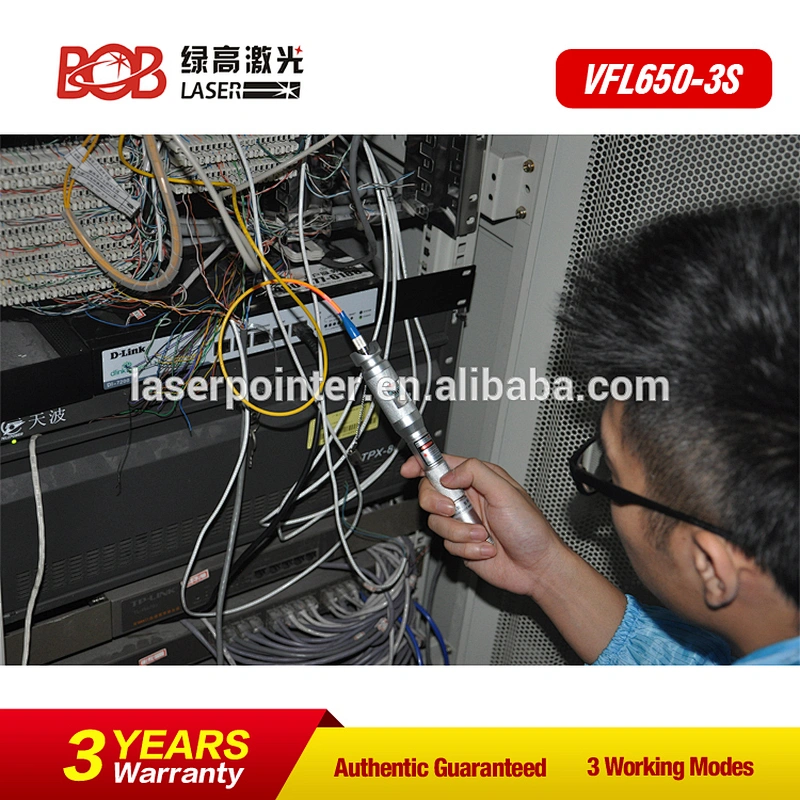 Visual Fault Locator Fiber checker 650 nm (ST, SC or FC) 10mW (BOB-VFL650-3S)