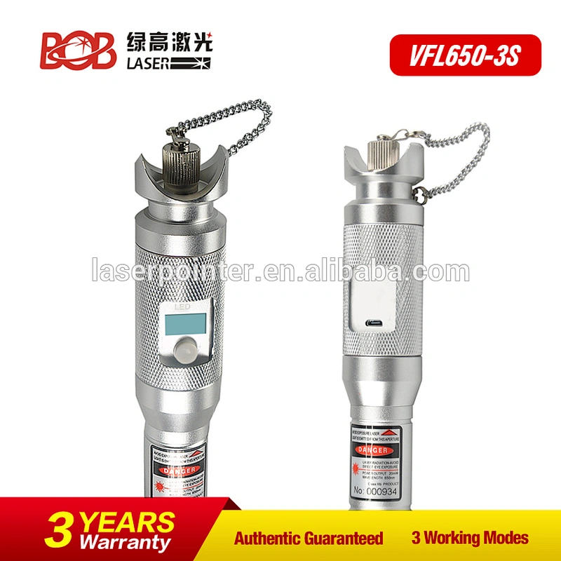 Visual Fault Locator Fiber checker 650 nm (ST, SC or FC) 10mW (BOB-VFL650-3S)