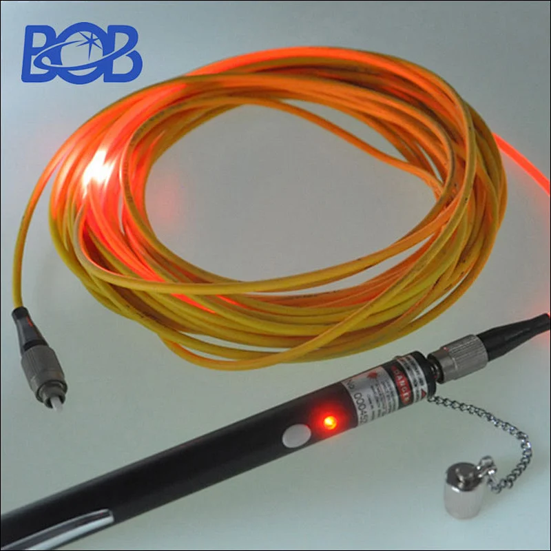 High Performance Visual Fault Locator 20mW Laser range 20km fiber optic cable locator BOB-VFL650-5S