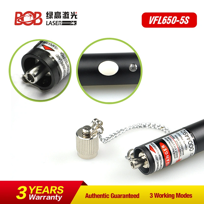 10mw fiber optic stripper BOB-VFL650-5S