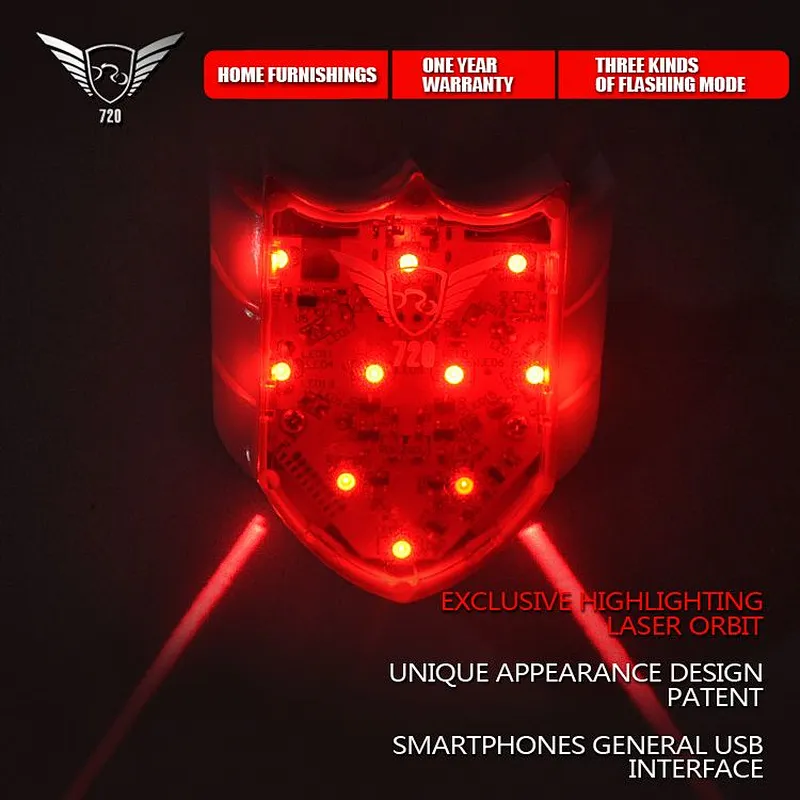 Wholesale good quanllity bike bicycle laser beam rear tail light laser taillight