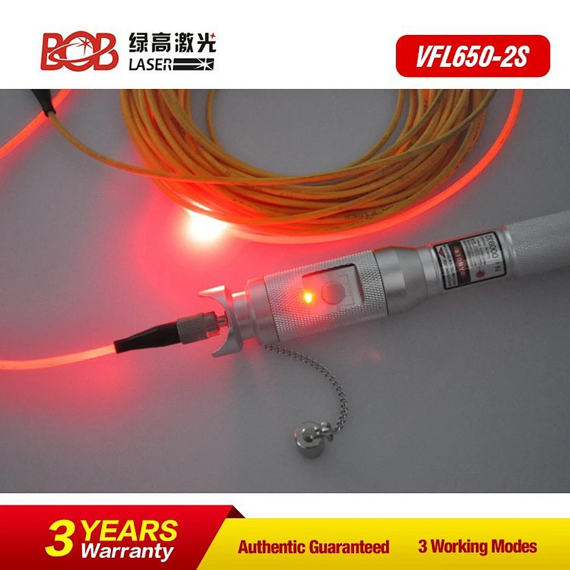 network fiber checker fiber optic visual fault 30mw BOB-VFL650-2S