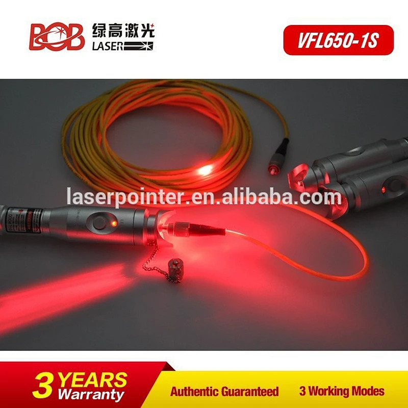 China visual fault locator factory VFL optical fiber detection BOB-VFL650-1S