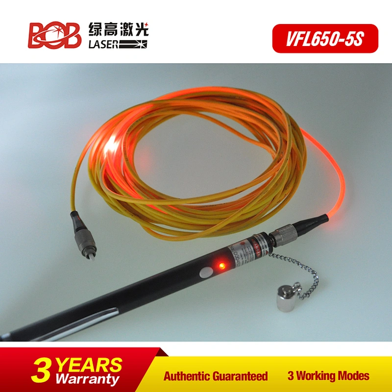 Portable handheld Fiber Break Checker Visual fault locator (BOB-VFL650-5S)